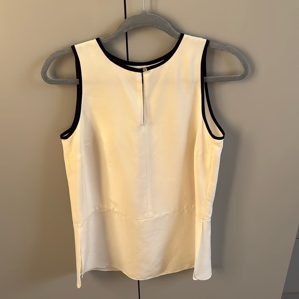 Ralph Lauren Women's Cream Sleeveless Top